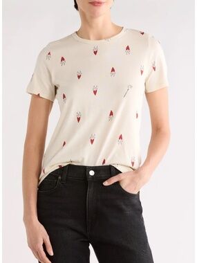 NWT Rag & Bone - Flame Heart Graphic T-Shirt